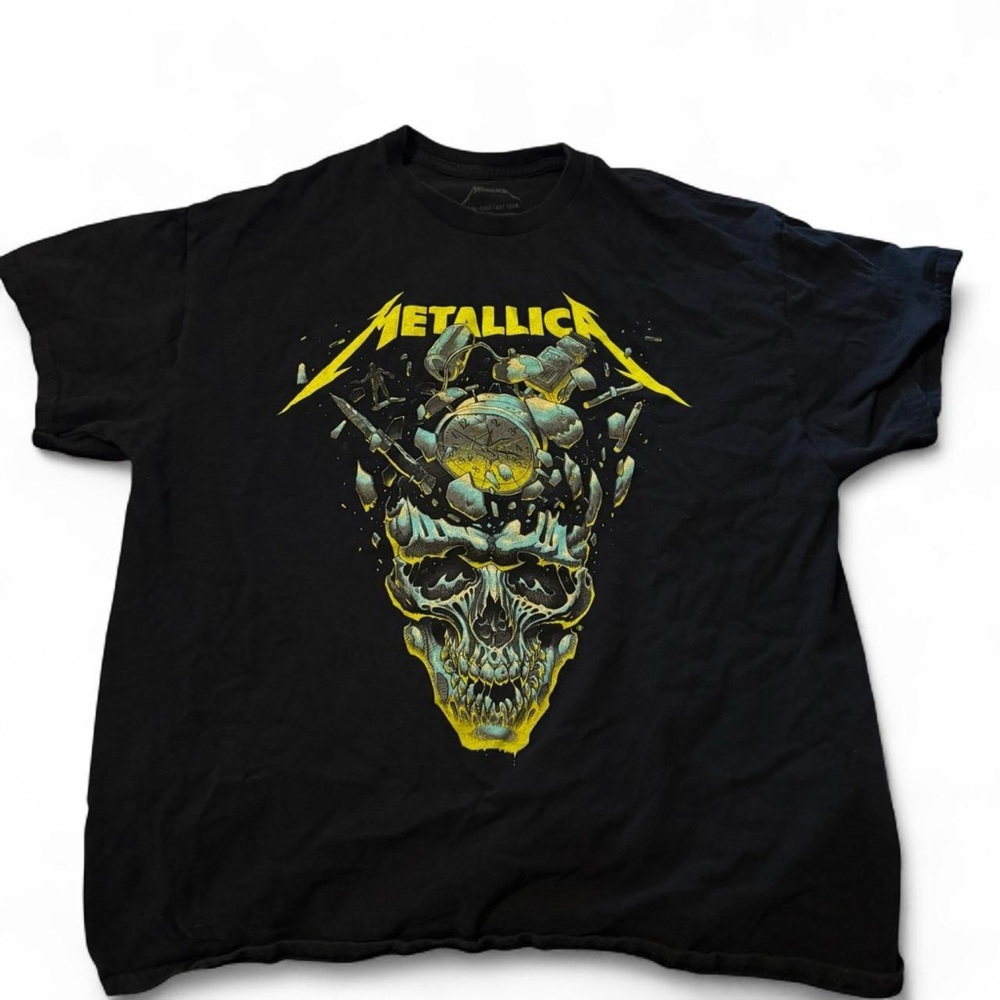 Metallica Black Skull Graphic T-Shirt